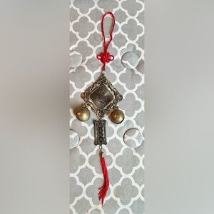 VINTAGE ORIENTAL HANGING DECORATION WITH BELLS